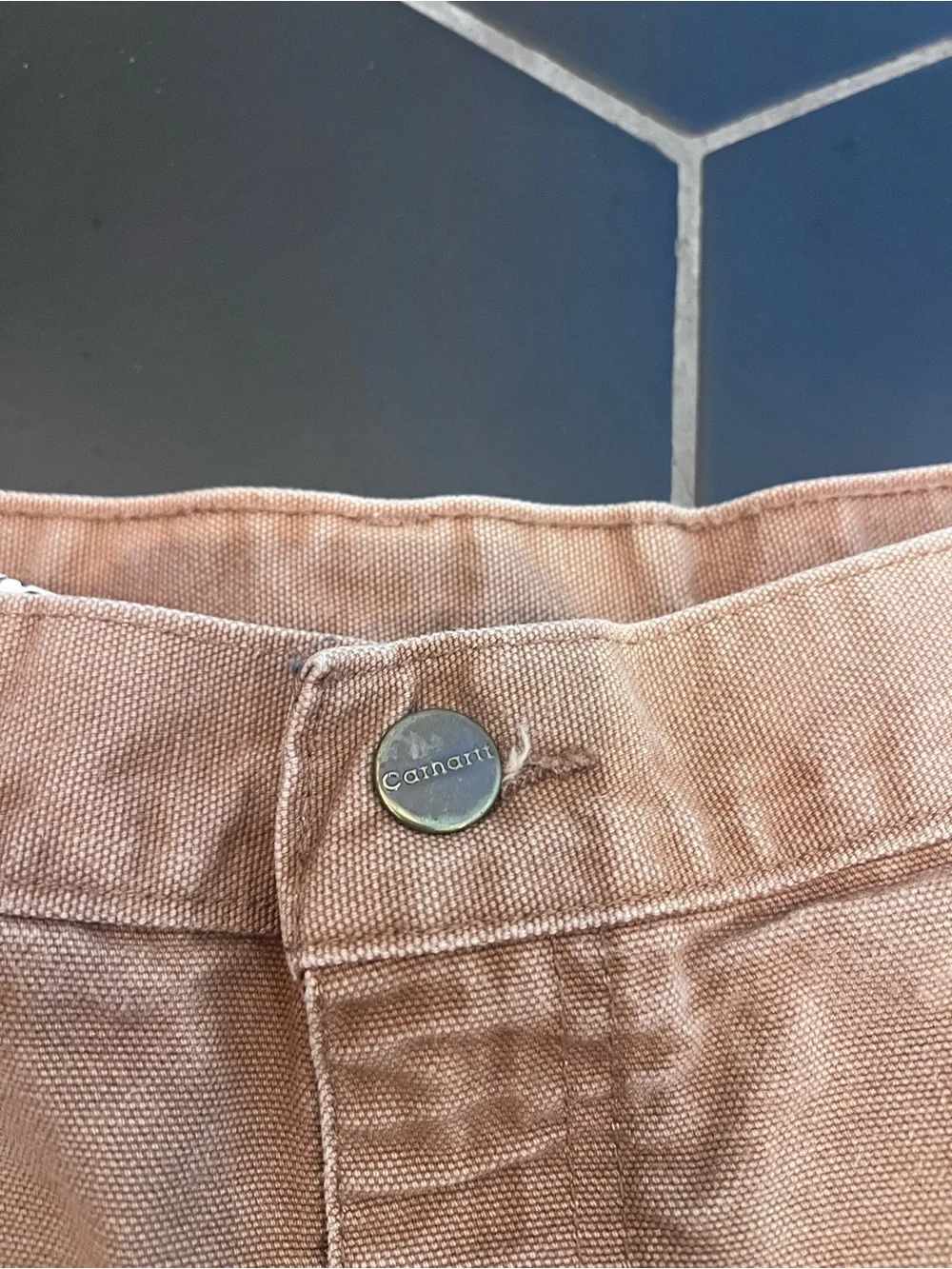 Vintage Carhartt Men's Relaxed Work Pants Cotton Canvas Worn in Distressed 40/32